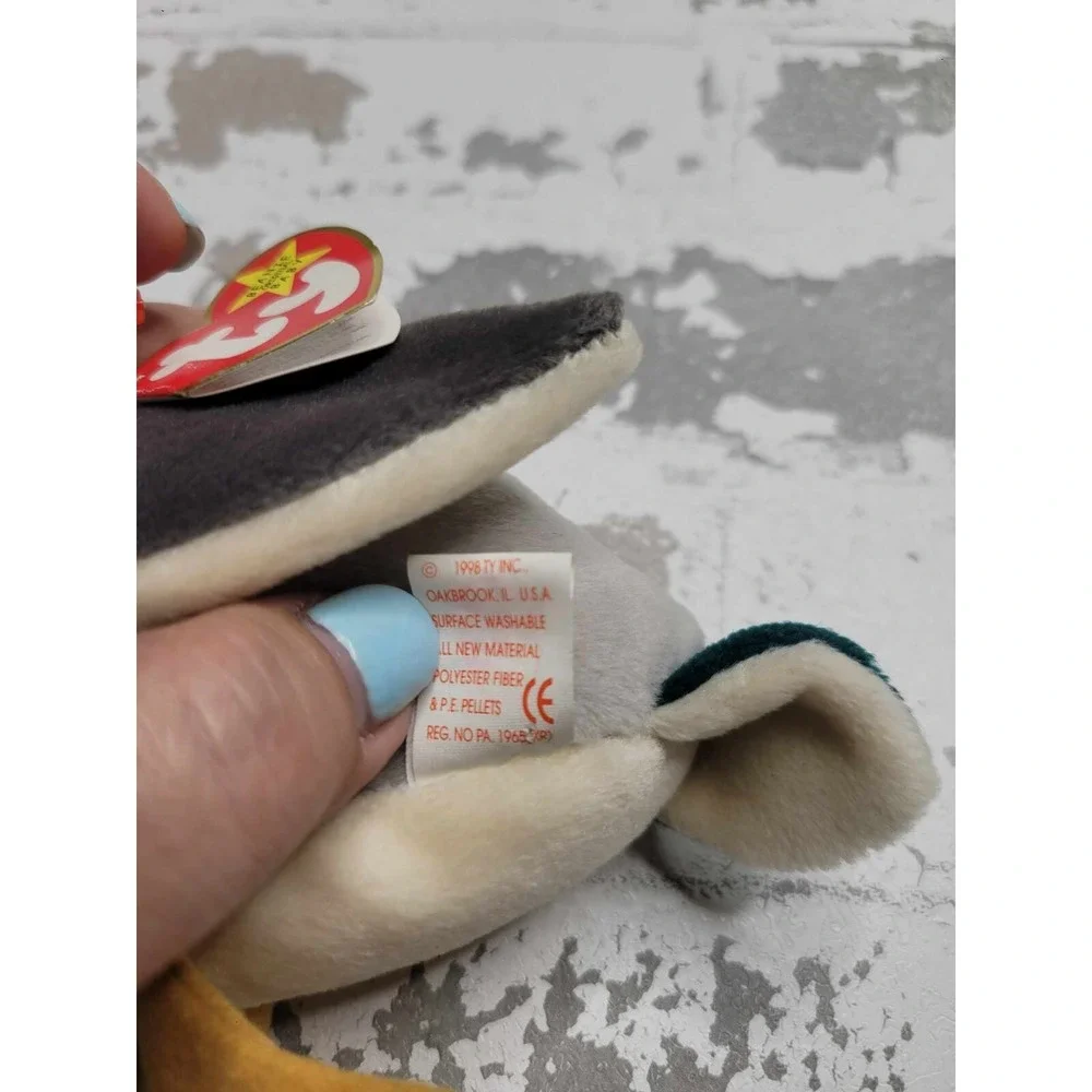 3734 Ty Jake the Mallard‎ Duck Plush Toy with Tags Retired Rare